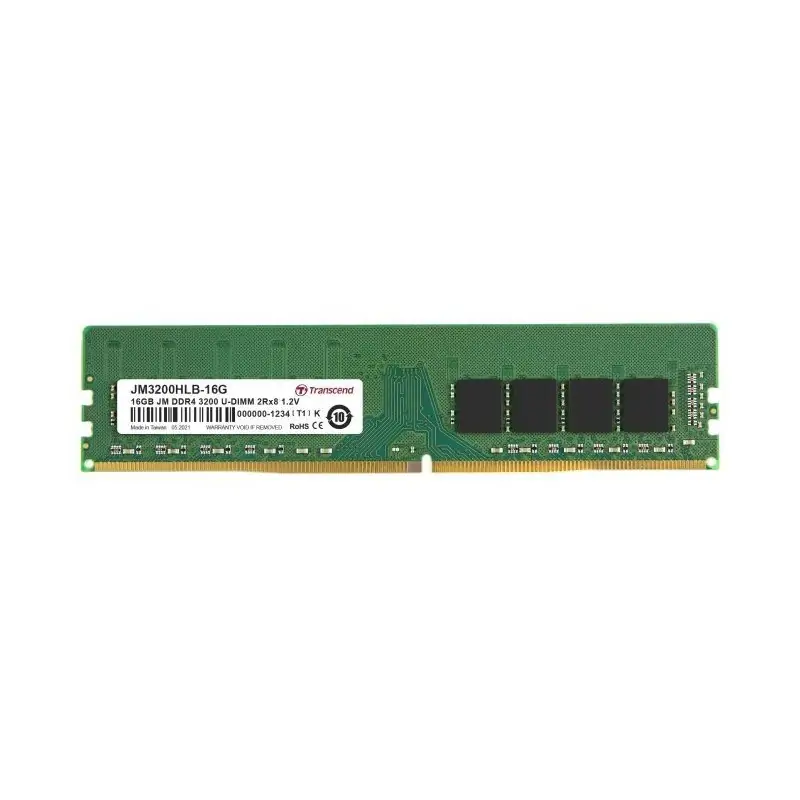 Transcend JM3200HLB-16G memoria 16 GB 2 x 8 DDR4 3200 MHz