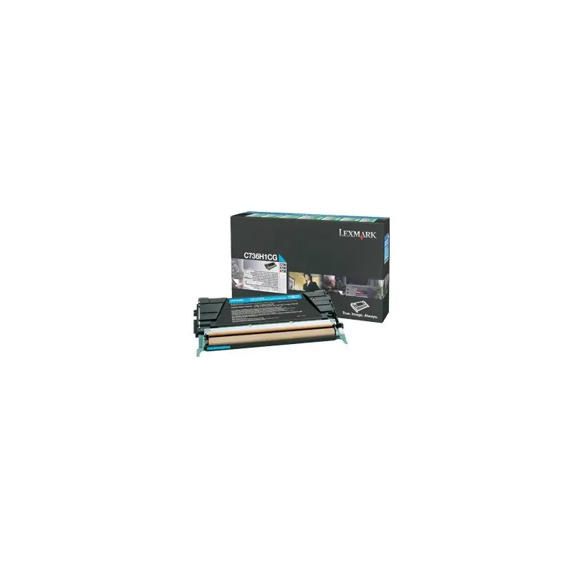 Image of Lexmark C736H1CG toner 1 pz Originale Ciano