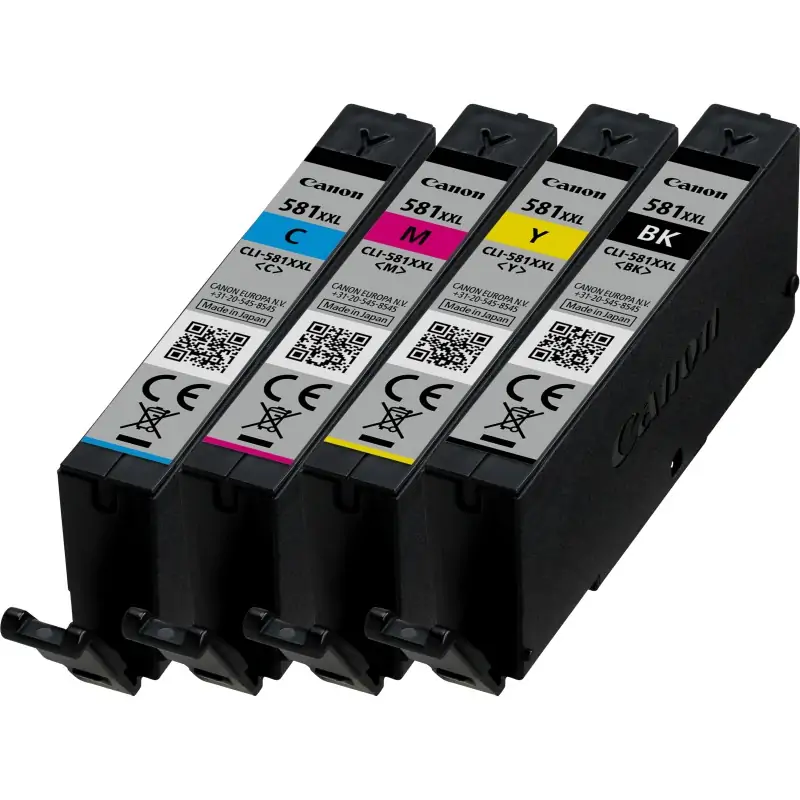 Canon Confezione multipla cartucce d'inchiostro CLI-581XXL BK/C/M/Y a resa elevata