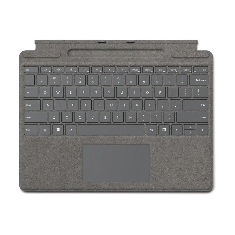 Microsoft Surface Pro Signature Keyboard Platino Cover port QWERTY Italiano