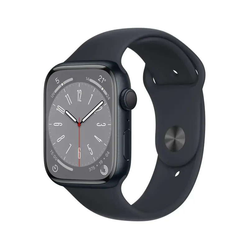 Apple Watch Series 8 GPS 41mm Cassa in Alluminio color Mezzanotte con Cinturino Sport Band - Regular