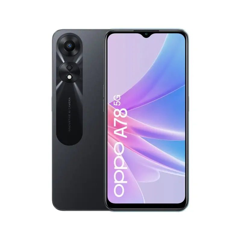OPPO A78 5G Smartphone AI Doppia fotocamera 50+2MP, display 6.56” LCD HD+, batteria 5000mAh, RAM 8 GB + ROM 128 GB