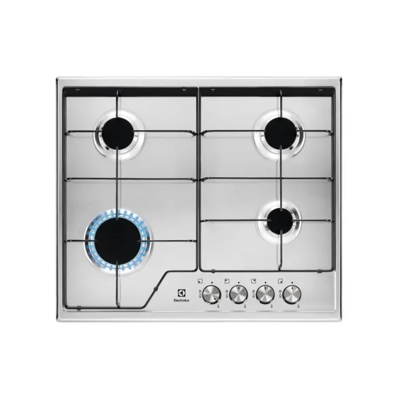 Image of Electrolux KGS6424BX Stainless steel Da incasso 60 cm Gas 4 Fornello(i)cod076