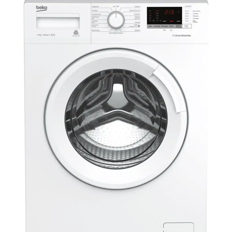 Image of Beko WTX91232WI lavatrice Caricamento frontale 9 kg 1200 Giri/min Bianco