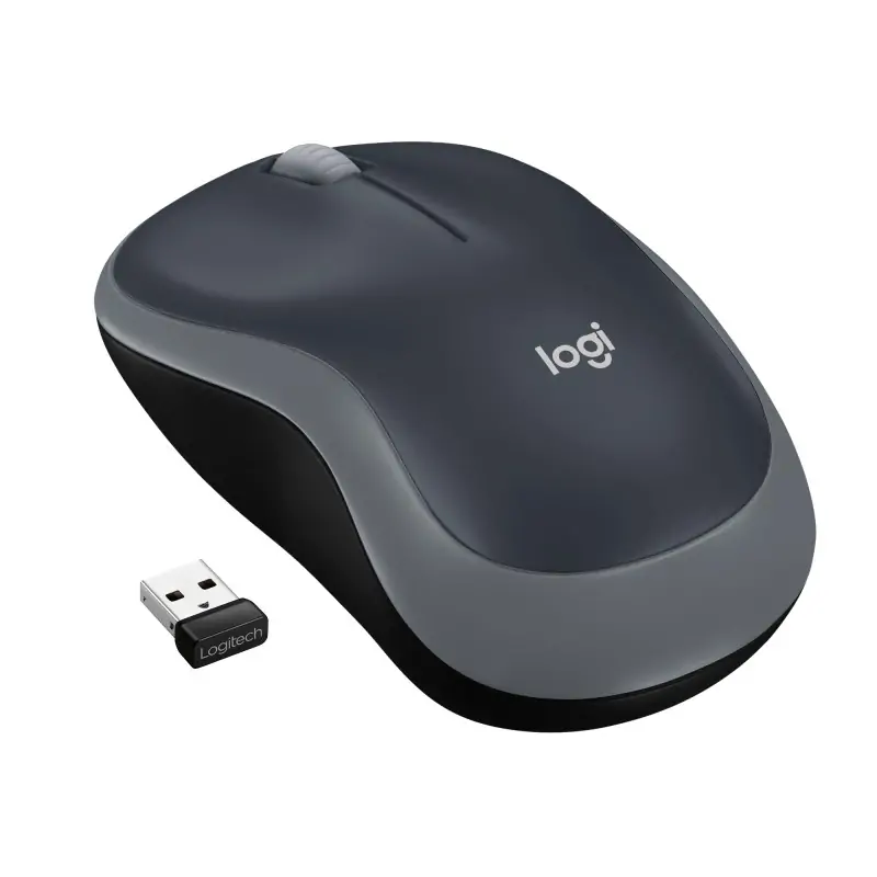 Logitech M185 Mouse Wireless, 2.4 GHz con Mini Ricevitore USB, Durata Batteria di 12 Mesi, Tracciamento Ottico 1000 DPI