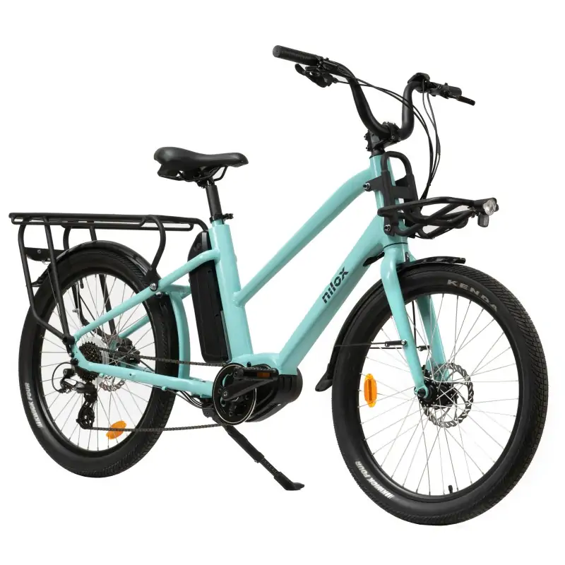 Nilox Bicicletta Elettrica Blu Alluminio