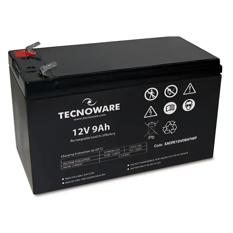 Tecnoware EACPE12V09ATWP batteria UPS Acido piombo (VRLA) 12 V 9 Ah