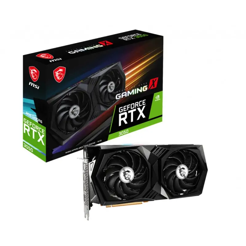 MSI GAMING GeForce RTX™ 3050 X 8G NVIDIA RTX 8 GB GDDR6
