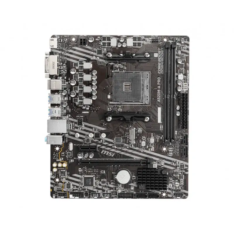 MSI A520M-A PRO scheda madre AMD A520 Socket AM4 micro ATX