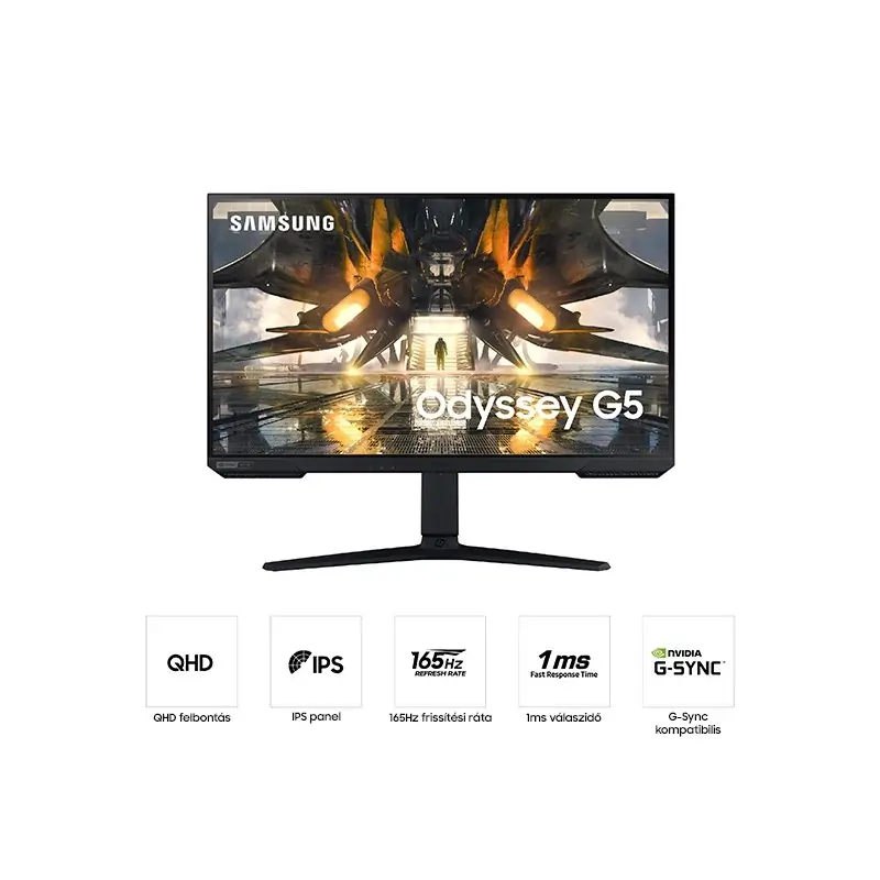 Image of Samsung Odyssey LS32AG500P Monitor PC 81.3 cm (32") 2560 x 1440 Pixel Wide Quad HD LED Nero