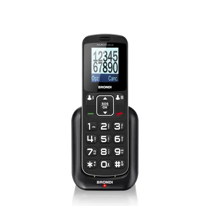 Image of Brondi Amico Home 4.5 cm (1.77") 90 g Nero Telefono di livello base