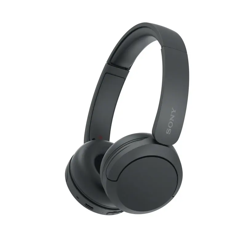 Sony Cuffie Bluetooth wireless WH-CH520 - Durata della batteria fino a 50 ore con ricarica rapida, stile on-ear Nero