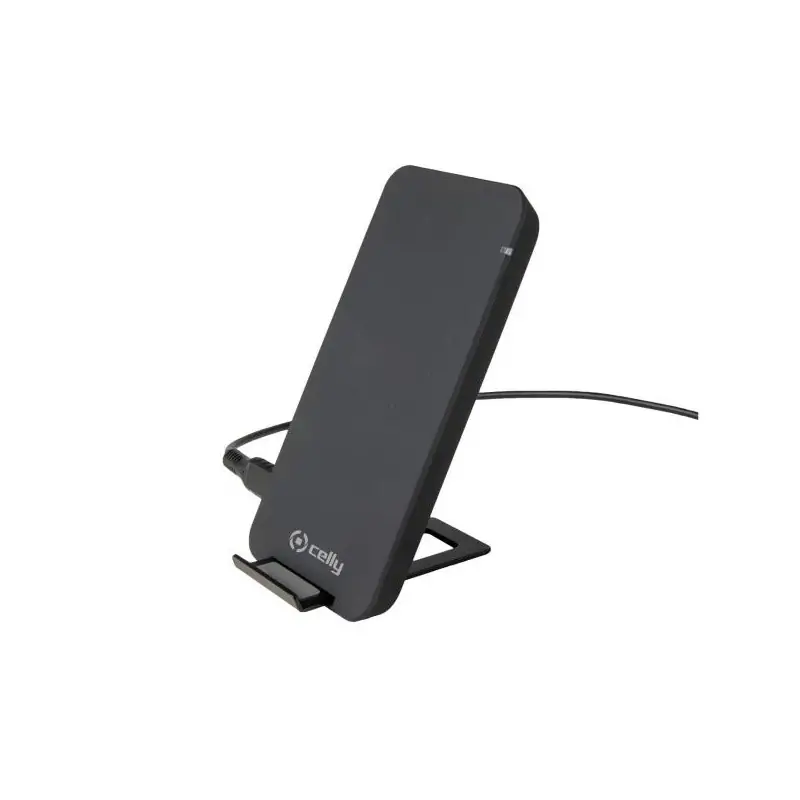 Celly WLFASTSTANDBK Caricabatterie per dispositivi mobili Smartphone Nero dC Carica wireless Interno