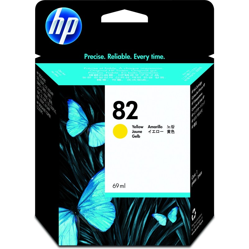 HP Cartuccia inchiostro giallo DesignJet 82. 69 ml