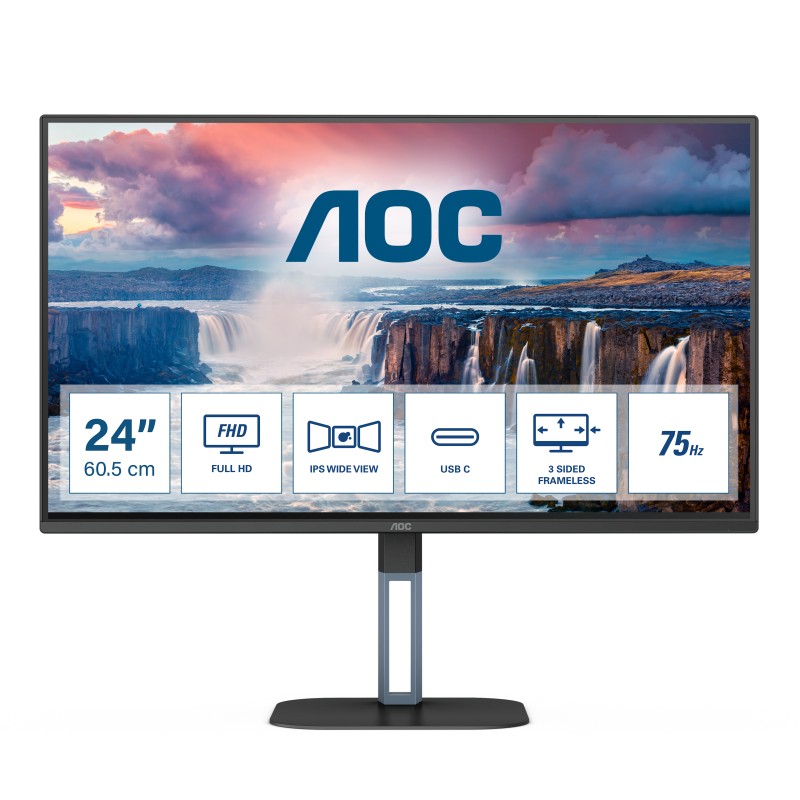 AOC V5 24V5CE Monitor PC 60.5 cm (23.8