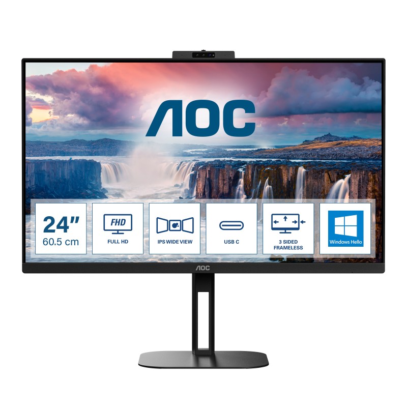 AOC V5 24V5CW Monitor PC 60.5 cm (23.8