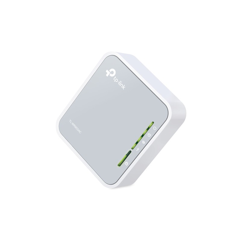 TP-Link TL-WR902AC router wireless Fast Ethernet Dual-band (2.4 GHz/5 GHz) 4G Bianco