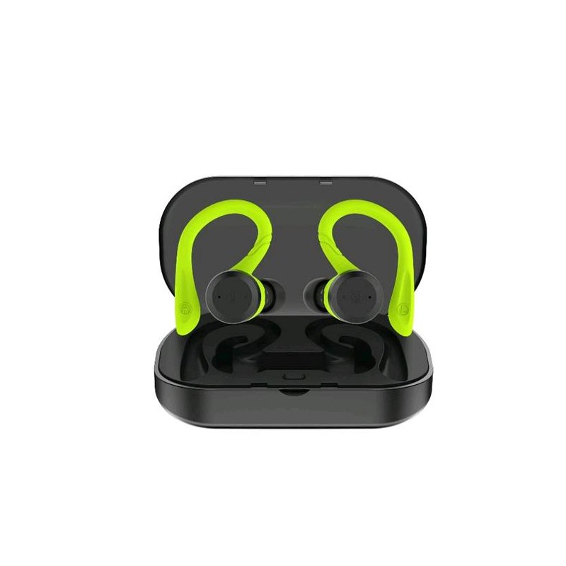 Redline RDL6150 cuffia e auricolare Wireless A clip, In-ear Musica Chiamate Bluetooth Nero, Verde