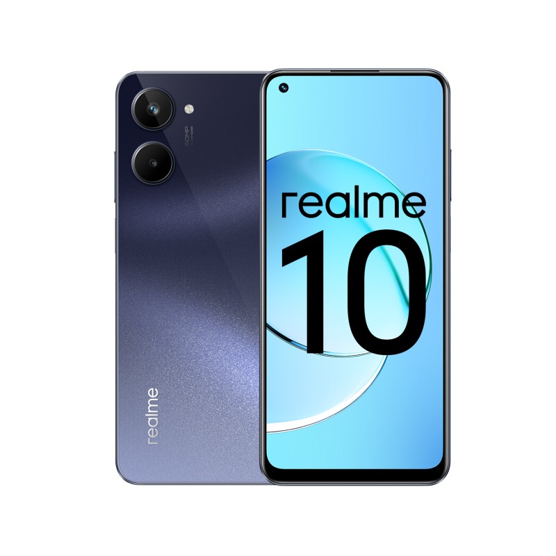Image of realme 10 16.3 cm (6.4") Doppia SIM Android 12 4G USB tipo-C 8 GB 256 5000 mAh Nero