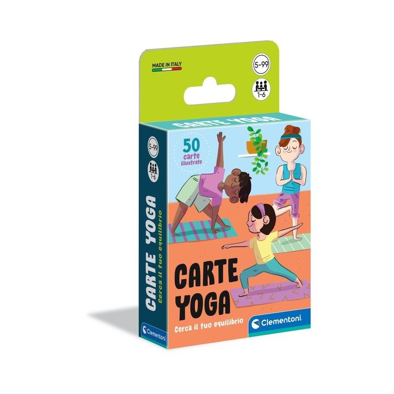 Image of Clementoni Carte Yoga Gioco da tavolo Educativo
