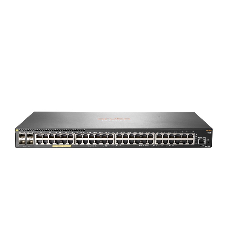 Aruba 2930F 48G PoE+ 4SFP Gestito L3 Gigabit Ethernet (10/100/1000) Supporto Power over (PoE) 1U Grigio