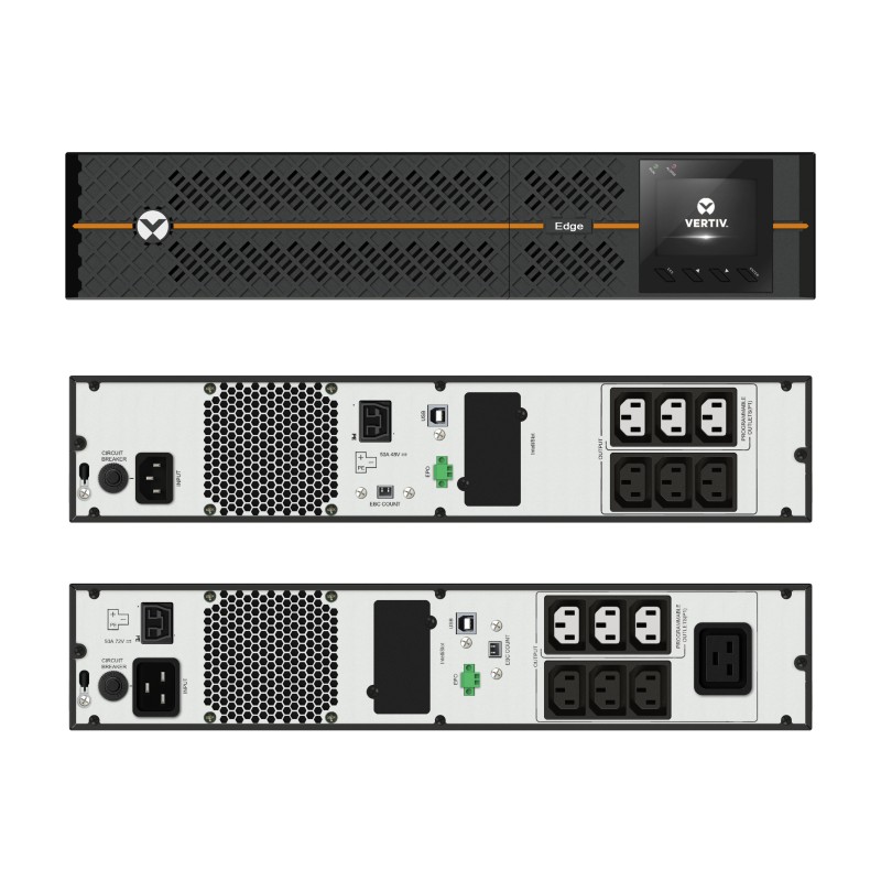 Vertiv Liebert UPS Edge, 3300VA 2700W, Line Interactive, AVR, montaggio Tower/Rack