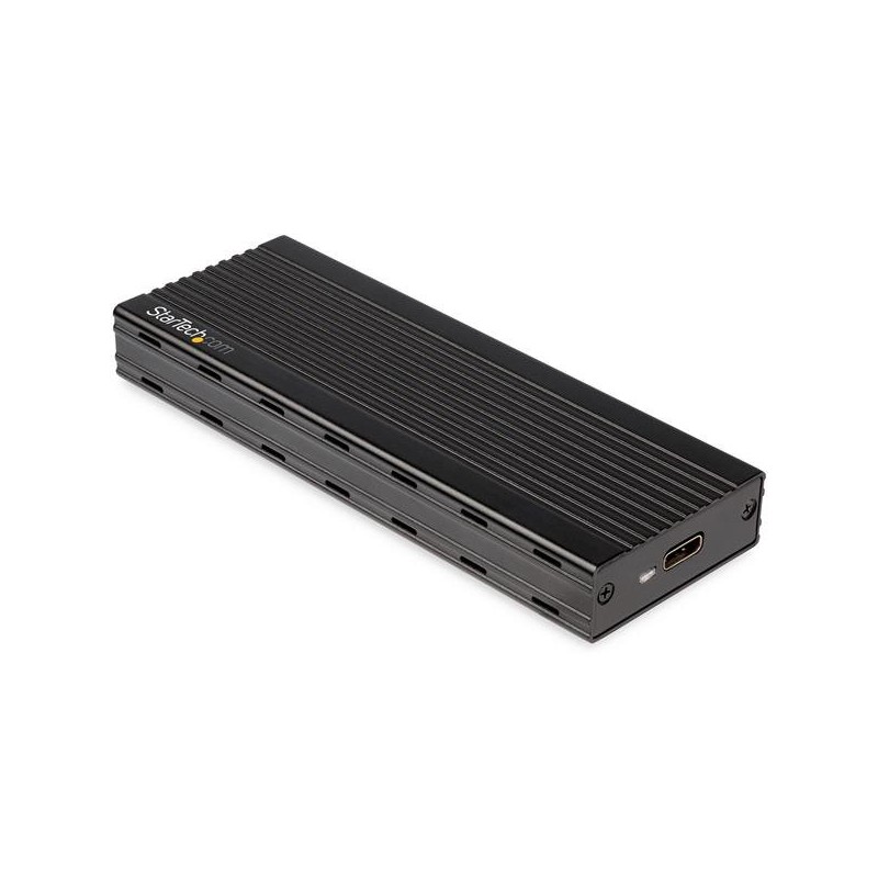 StarTech.com Encosure SSD da USB-C a M.2 NVMe 10 Gbps - Case esterna portatile e in alluminio NGFF PCIe Lettura / scrittura 1