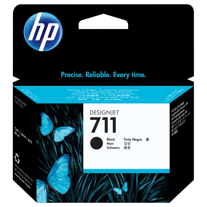 HP Cartuccia inchiostro nero DesignJet 711. 80 ml
