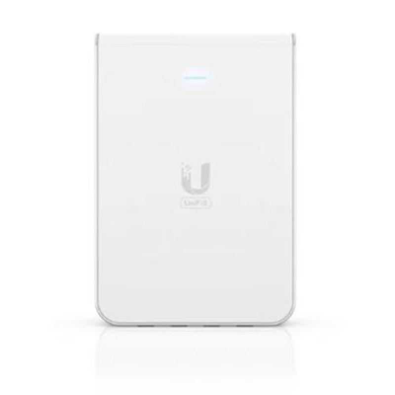 Image of Wireless Access Point UBIQUITI U6-IW Wi-Fi 6 In Wall 2.4GHz: 573,5 Mbit/s-5 GHz 4,8 Mbit/s-Consumo energetico (max): 13,5 W