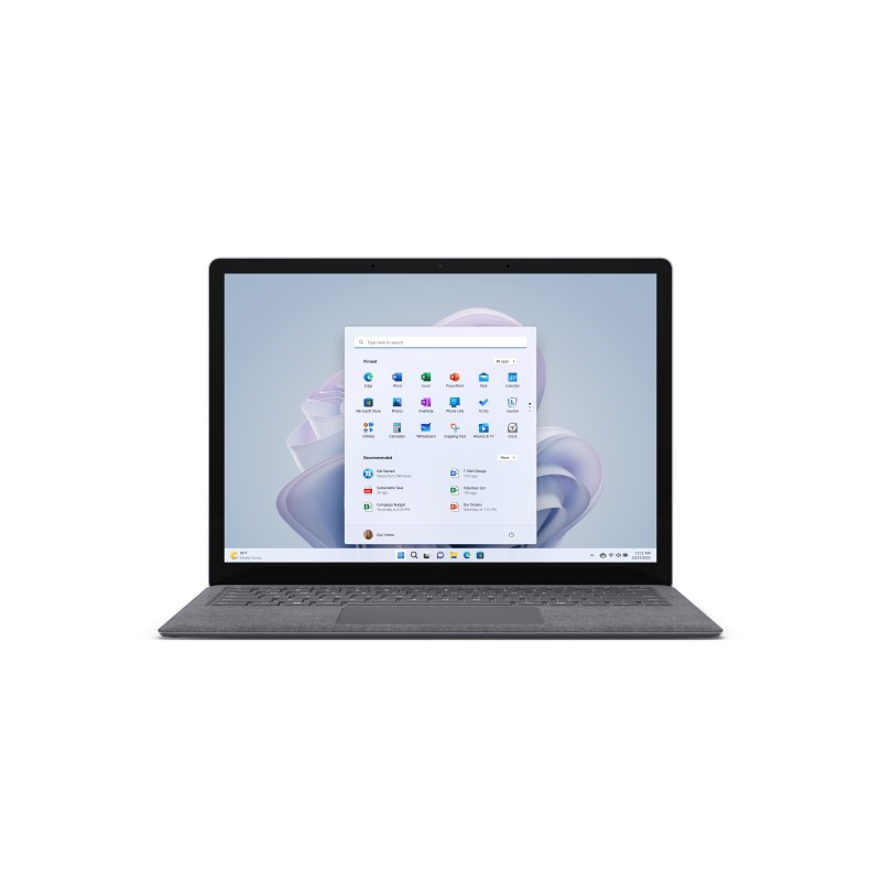 Microsoft Surface Laptop 5 i5-1235U Computer portatile 34.3 cm (13.5") Touch screen Intel® EVO™ i5 8 GB LPDDR5x-SDRAM 256 SSD