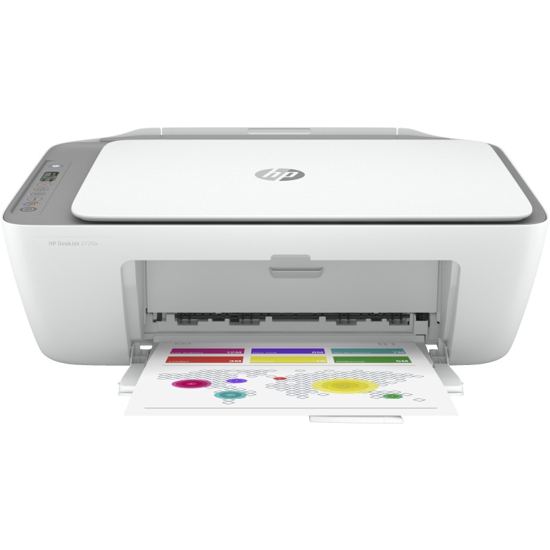 HP DeskJet Stampante multifunzione 2720e, Colore, per Casa, Stampa, copia, scansione
