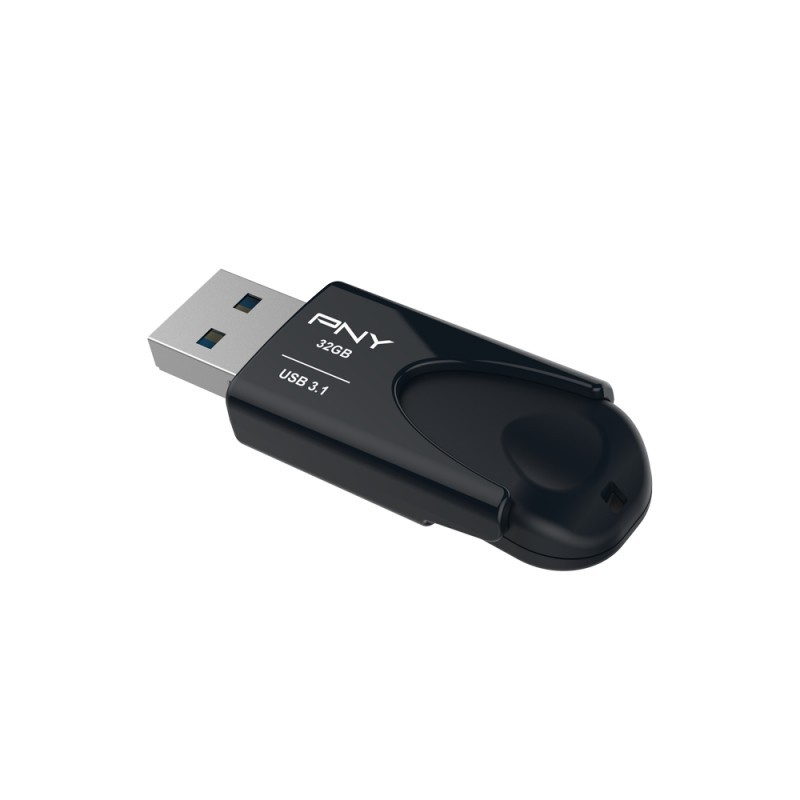 PNY Attache 4 unità flash USB 32 GB USB tipo A 3.2 Gen 1 (3.1 Gen 1) Nero