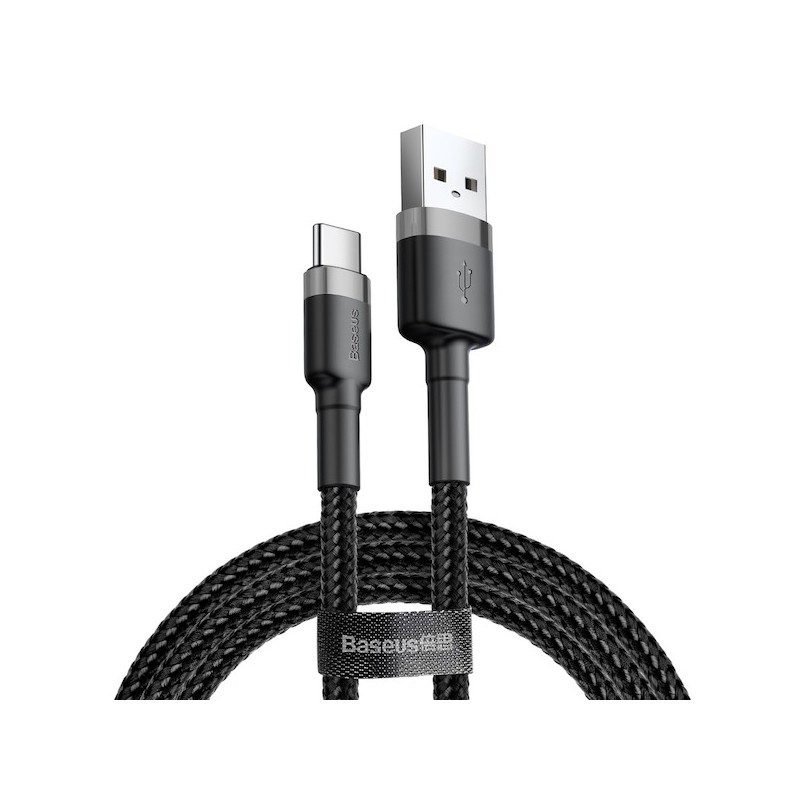 Image of Baseus CATKLF-BG1 cavo per cellulare Nero 1 m USB A USB C