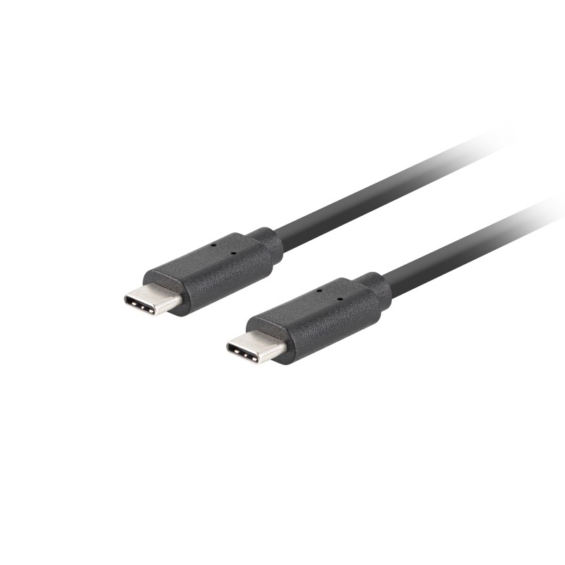 Image of Lanberg CA-CMCM-32CU-0010-BK cavo USB 1 m 3.2 Gen 2 (3.1 2) C Nero