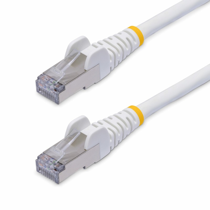 Image of StarTech.com Cavo Ethernet CAT8 bianco da 10m, RJ45 Snagless, 25G/40G, 2000MHz, 100W PoE++, S/FTP, cavo lan in rame puro 26AWG,cod076