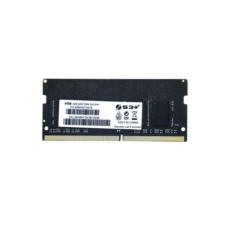 S3+ S3S4N2619041 memoria 4 GB 1 x DDR4 2666 MHz