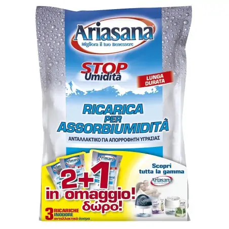 Ariasana Ricarica Inodore 2+1 busta 450g