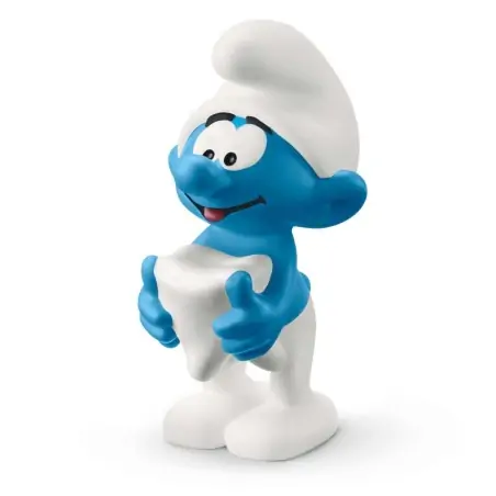 schleich The Smurfs Smurf with tooth