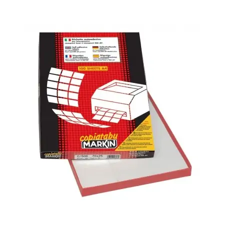 Markin X210C511RIM etichetta per stampante Bianco Etichetta per stampante autoadesiva