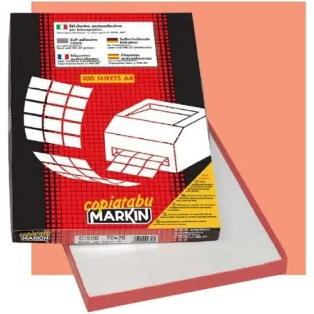 Markin 210A408 etichetta per stampante Bianco
