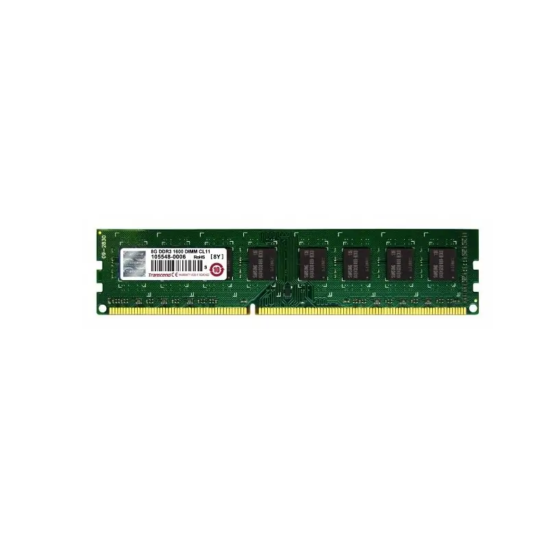 Image of Transcend 8GB DDR3 1600MHz ECC-DIMM 11-11-11 2Rx8 memoria 2 x 8 GB Data Integrity Check (verifica integrità dati)