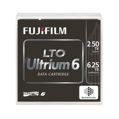 Fujifilm LTO Ultrium 6 tape Nastro dati vuoto 2,5 TB 1,27 cm