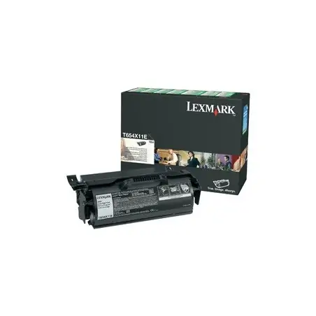 Lexmark T654 Extra High Yield Return Program Print Cartridge cartuccia toner Originale Nero
