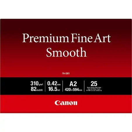 Canon Premium Fine Art Smooth Paper FA-SM1 A2 – 25 Blatt