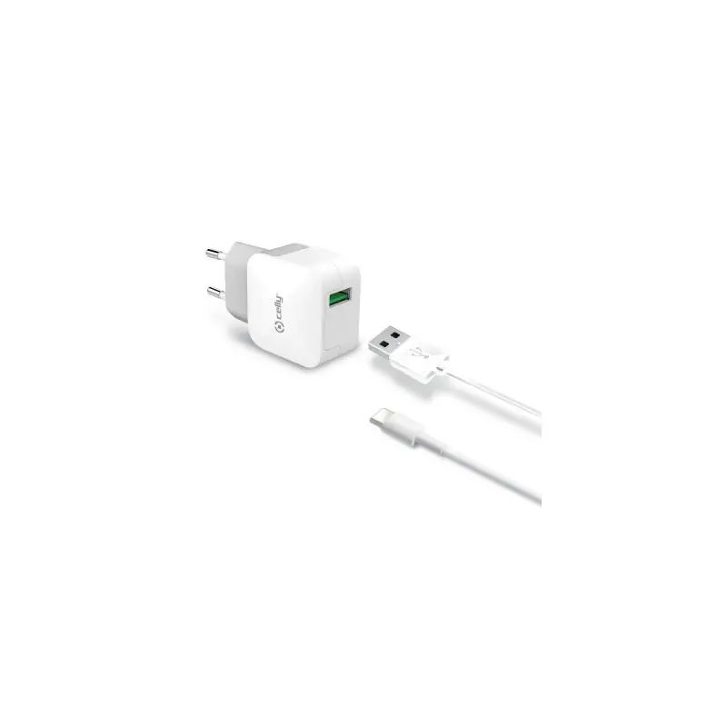 Celly TCUSBTYPEC Caricabatterie per dispositivi mobili Universale Bianco USB Interno