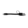 Celly USBMICROKEYBK USB-Kabel 0,12 m USB-A MicroUSB Schwarz