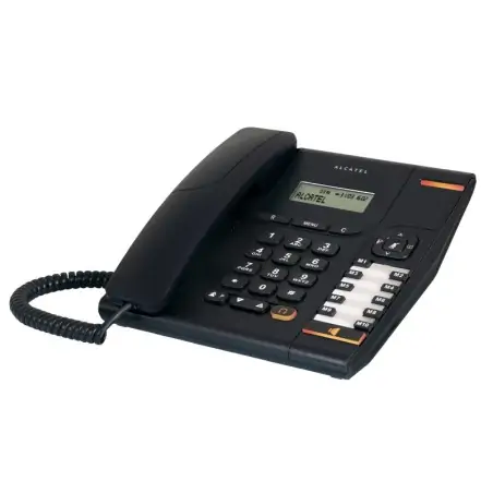 Alcatel Temporis 580 DECT Analogtelefon Anrufererkennung Schwarz