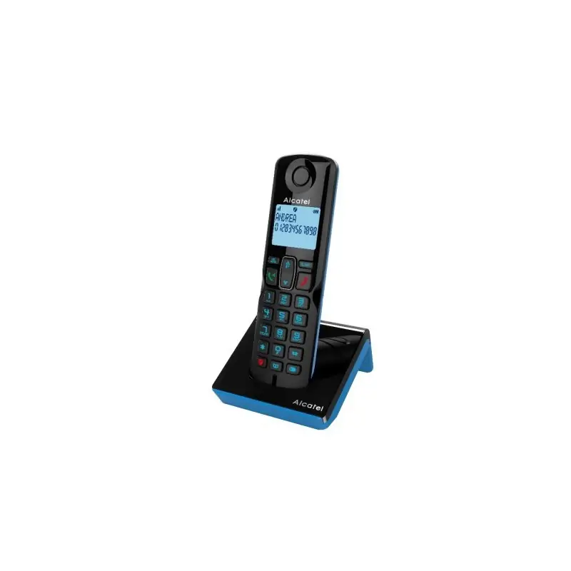 Image of Alcatel S280 SOLO BLUE Telefono DECT Identificatore di chiamata Nero, Blu