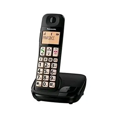 Panasonic KX-TGE110 Telefono DECT Identificatore di chiamata Nero