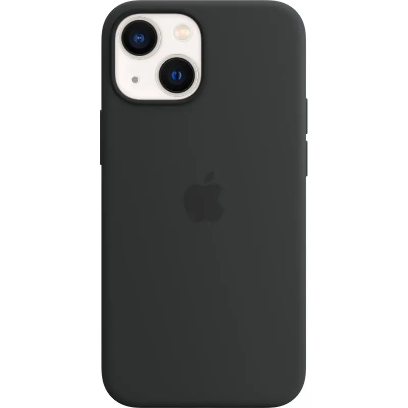 Image of Apple Custodia MagSafe in silicone per iPhone 13 mini - Mezzanotte